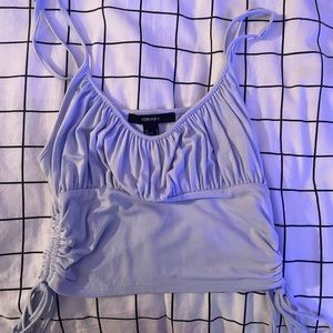 Draw string crop top